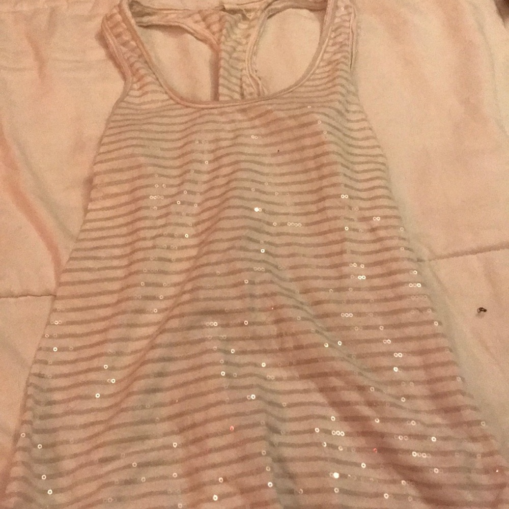 Aeropostale sequined tank top